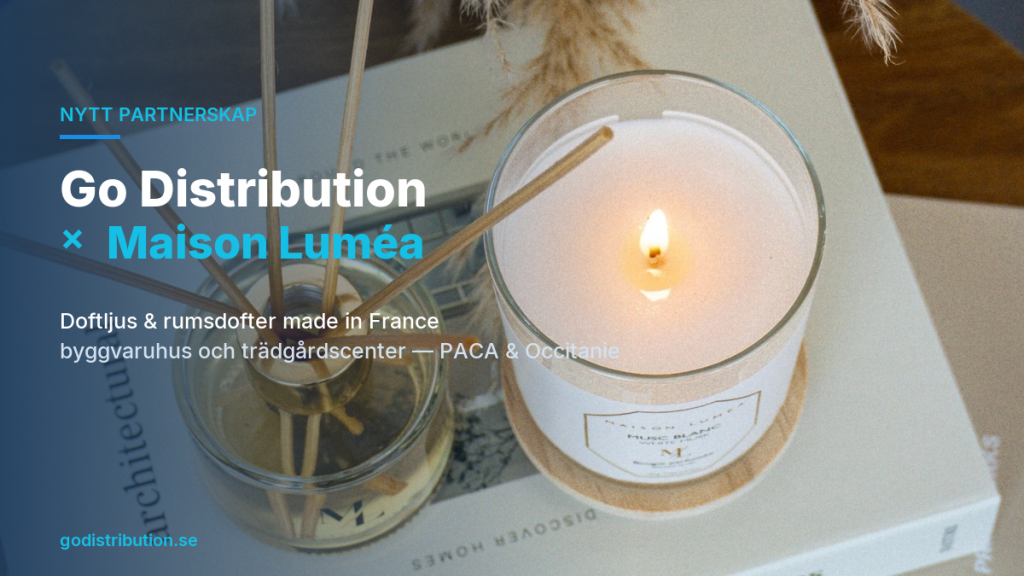 Maison Luméa × Go Distribution: byggvaruhus & trädgårdscenter