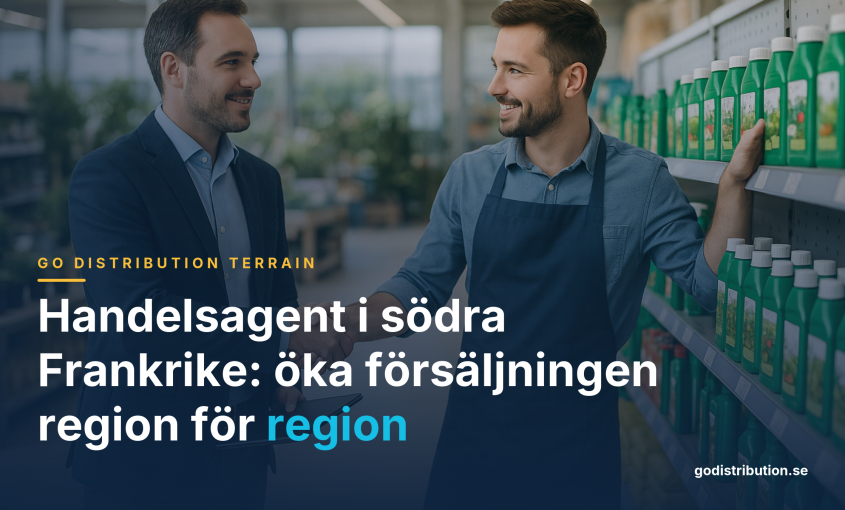 Handelsagent i södra Frankrike: öka försäljningen region för region